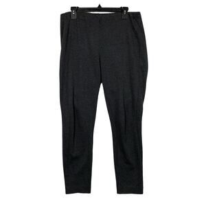 J. Jill Gray Patterned Pull On Comfort Minimalist Career Ponte Leggings Large